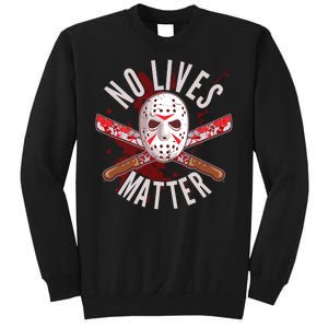 No Lives Matter Jason Hockey Mask Sweatshirt