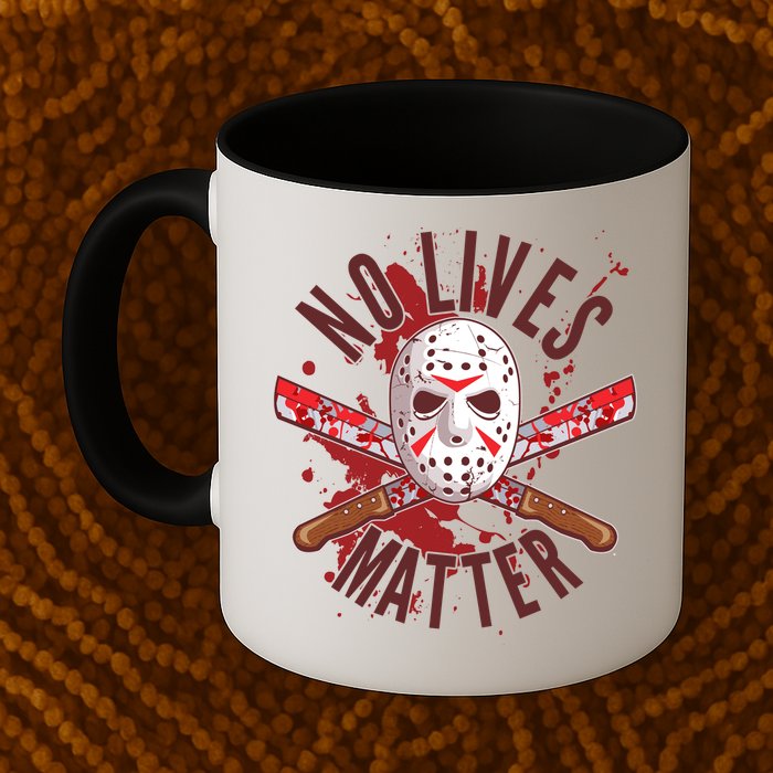 No Lives Matter Jason Hockey Mask Mug