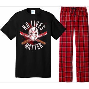 No Lives Matter Jason Hockey Mask Pajama Set