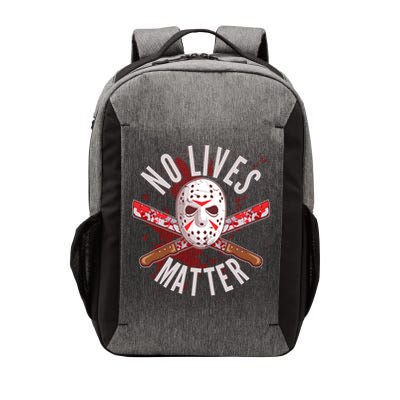No Lives Matter Jason Hockey Mask Vector Backpack