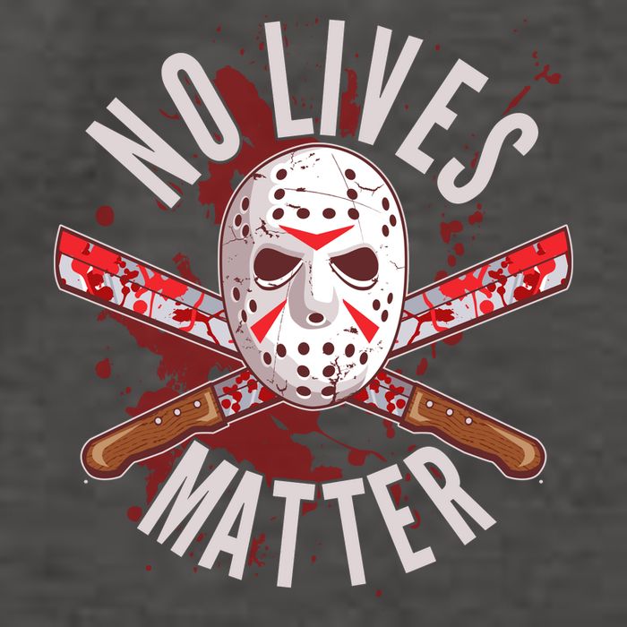 No Lives Matter Jason Hockey Mask Vector Backpack