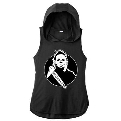 No Lives Matter Scary Halloween Ladies PosiCharge Tri-Blend Wicking Draft Hoodie Tank