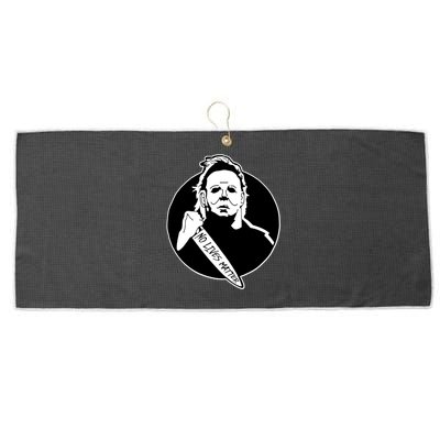 No Lives Matter Scary Halloween Large Microfiber Waffle Golf Towel