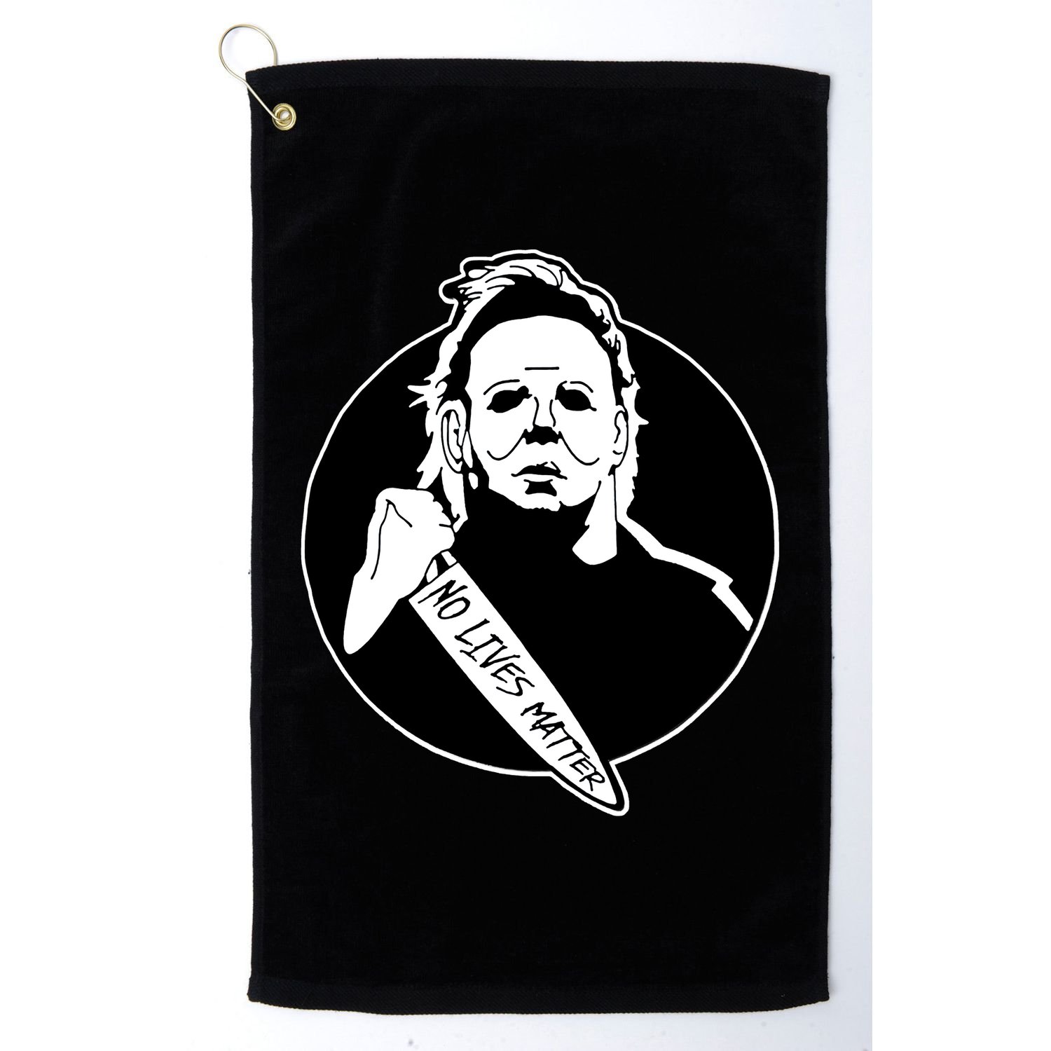 No Lives Matter Scary Halloween Golf Towel
