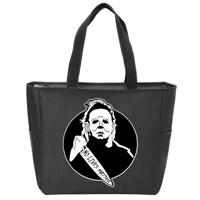 No Lives Matter Scary Halloween Zip Tote Bag