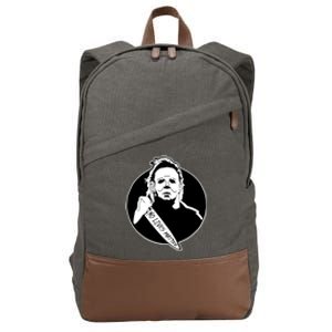 No Lives Matter Scary Halloween Cotton Canvas Backpack