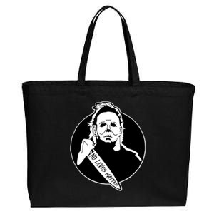 No Lives Matter Scary Halloween Cotton Canvas Jumbo Tote