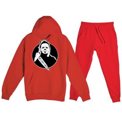 No Lives Matter Scary Halloween Premium Hooded Sweatsuit Set