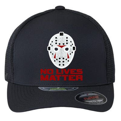 No Lives Matter Scary Halloween Mask Flexfit Unipanel Trucker Cap