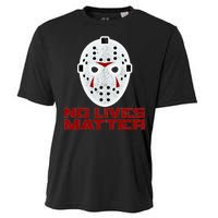 No Lives Matter Scary Halloween Mask Cooling Performance Crew T-Shirt