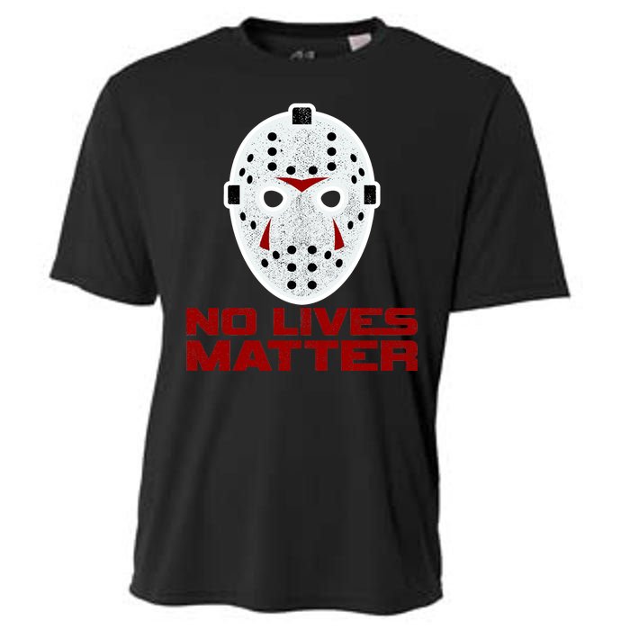 No Lives Matter Scary Halloween Mask Cooling Performance Crew T-Shirt