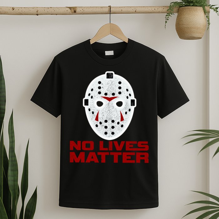 No Lives Matter Scary Halloween Mask T-Shirt