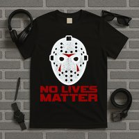 No Lives Matter Scary Halloween Mask T-Shirt