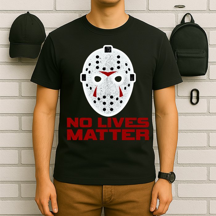 No Lives Matter Scary Halloween Mask T-Shirt