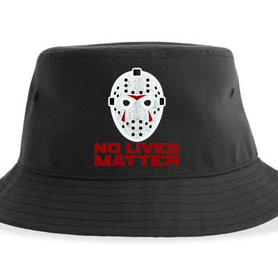 No Lives Matter Scary Halloween Mask Sustainable Bucket Hat