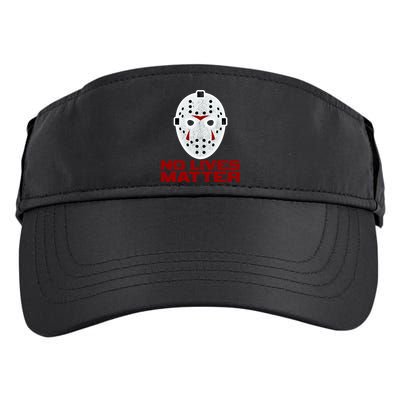 No Lives Matter Scary Halloween Mask Adult Drive Performance Visor