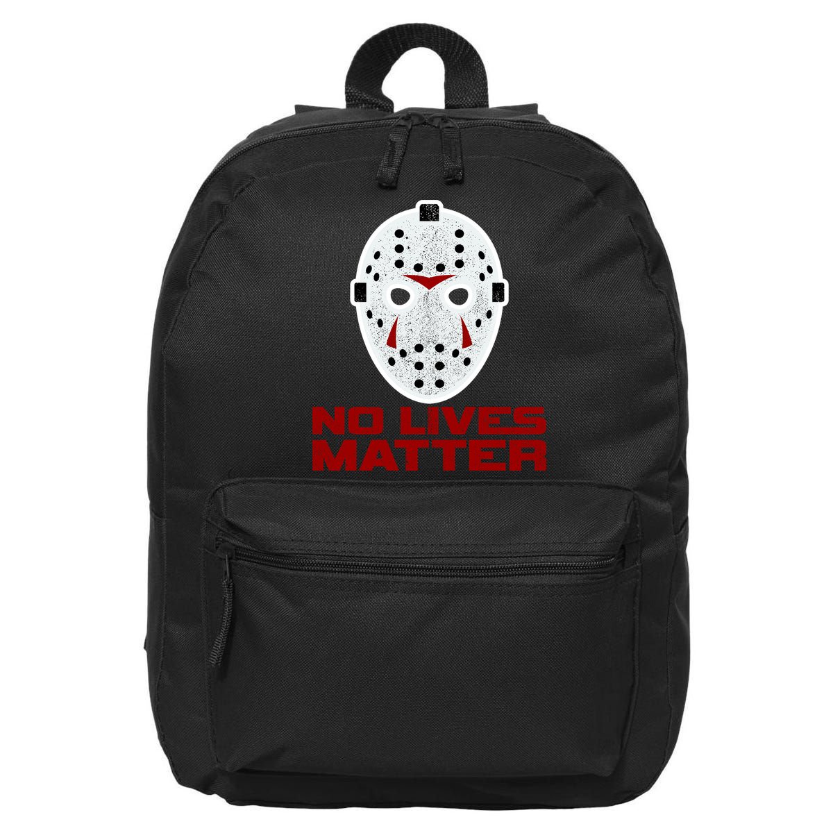 No Lives Matter Scary Halloween Mask 16 in Basic Backpack