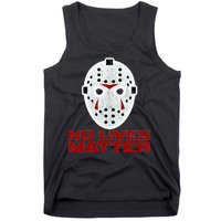 No Lives Matter Scary Halloween Mask Tank Top