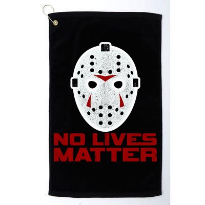No Lives Matter Scary Halloween Mask Golf Towel