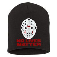 No Lives Matter Scary Halloween Mask Short Acrylic Beanie