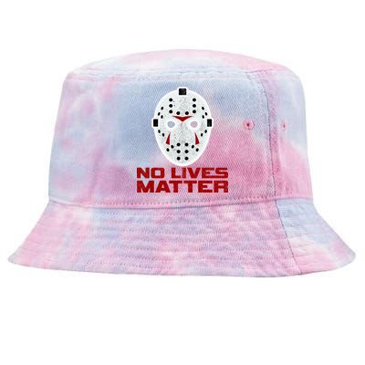 No Lives Matter Scary Halloween Mask Tie-Dyed Bucket Hat