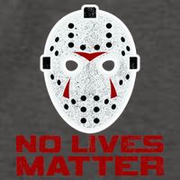 No Lives Matter Scary Halloween Mask Vector Backpack