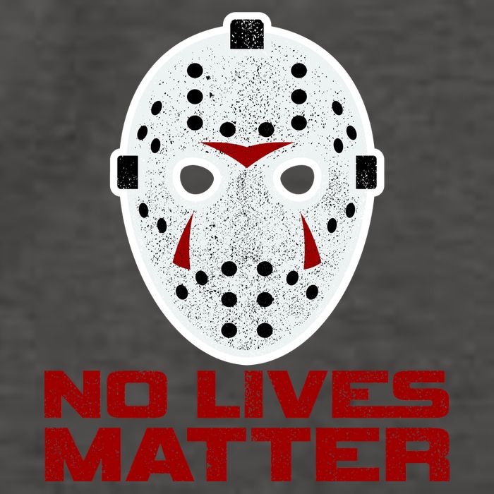 No Lives Matter Scary Halloween Mask Vector Backpack