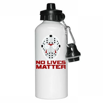 No Lives Matter Scary Halloween Mask Aluminum Water Bottle