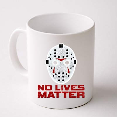 No Lives Matter Scary Halloween Mask Coffee Mug