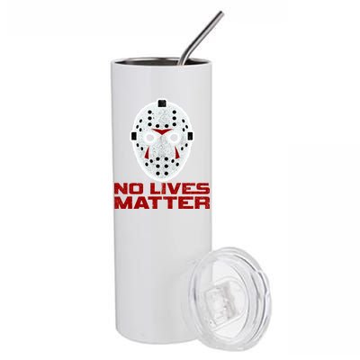 No Lives Matter Scary Halloween Mask Stainless Steel Tumbler