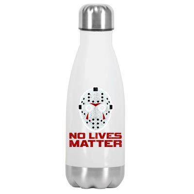 No Lives Matter Scary Halloween Mask Stainless Steel Insulated Water Bottle