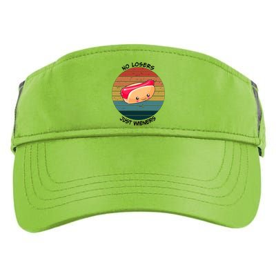 No Losers Just Wieners Adult Drive Performance Visor