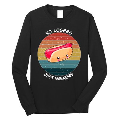 No Losers Just Wieners Long Sleeve Shirt