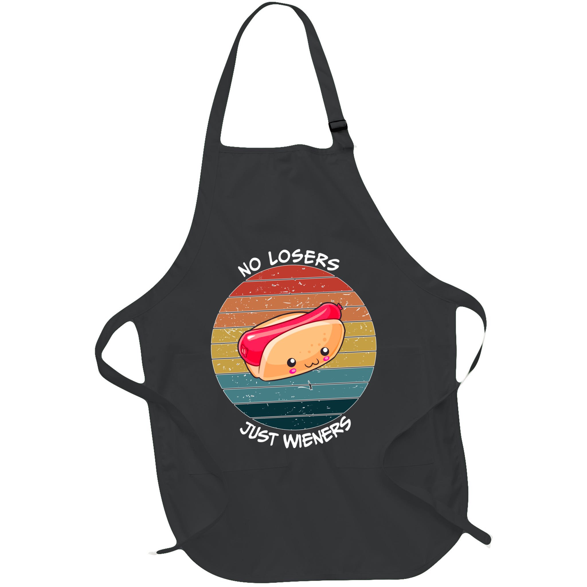 No Losers Just Wieners Apron