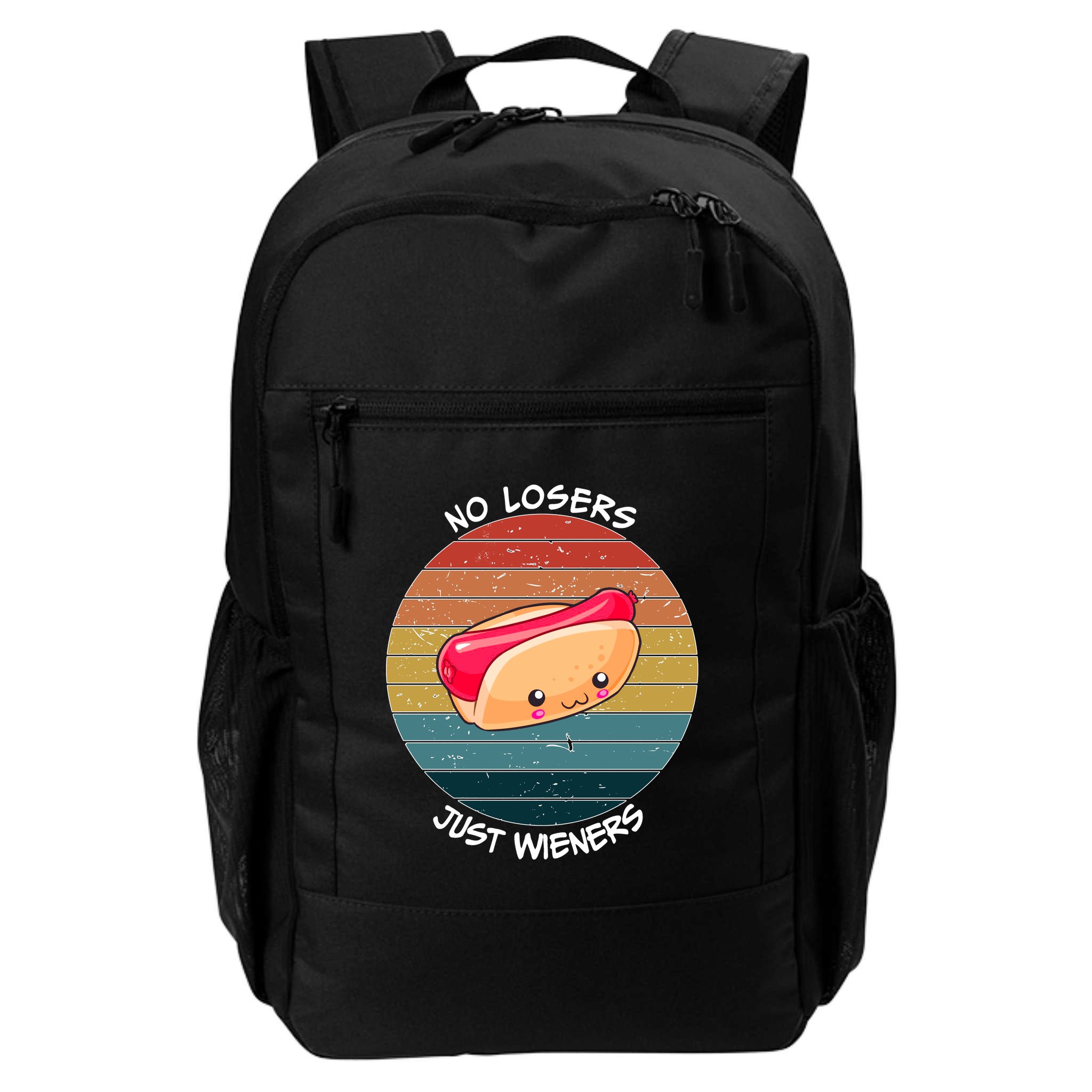 No Losers Just Wieners Backpack