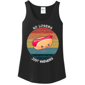 No Losers Just Wieners Ladies Essential Tank