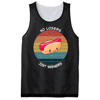 No Losers Just Wieners Mesh Reversible Basketball Jersey Tank