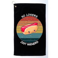 No Losers Just Wieners Golf Towel
