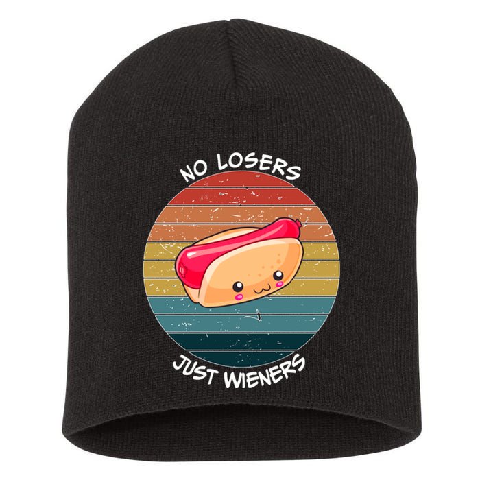 No Losers Just Wieners Short Acrylic Beanie