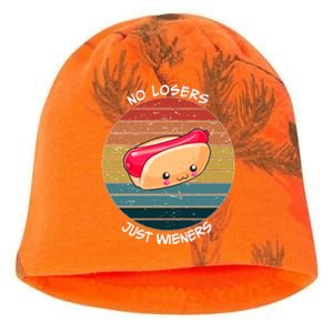 No Losers Just Wieners Kati - Camo Knit Beanie