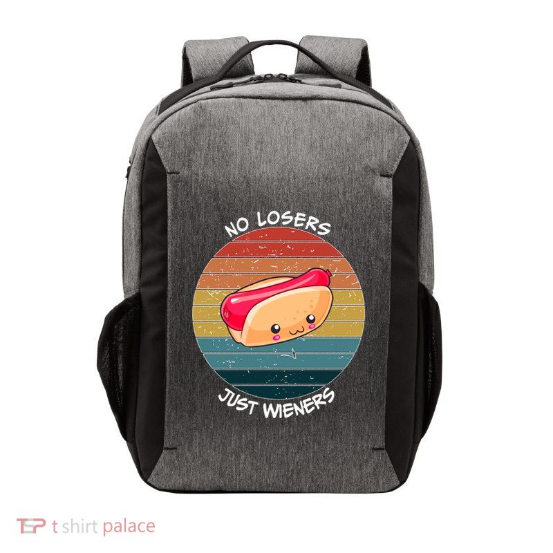 No Losers Just Wieners Vector Backpack