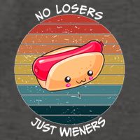 No Losers Just Wieners Vector Backpack