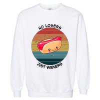 No Losers Just Wieners Garment-Dyed Sweatshirt