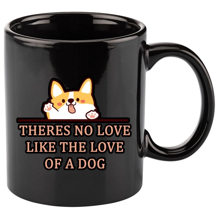 No Loves Like Dogs 11oz C Handle Ceramic Mug