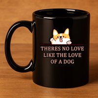 No Loves Like Dogs 11oz C Handle Ceramic Mug