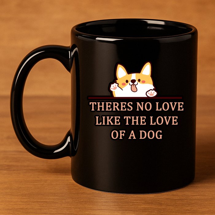 No Loves Like Dogs 11oz C Handle Ceramic Mug