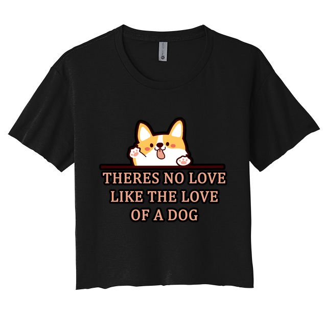 No Loves Like Dogs Crop Top