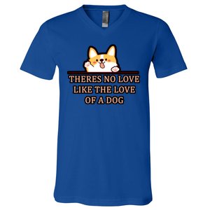 No Loves Like Dogs V-Neck T-Shirt