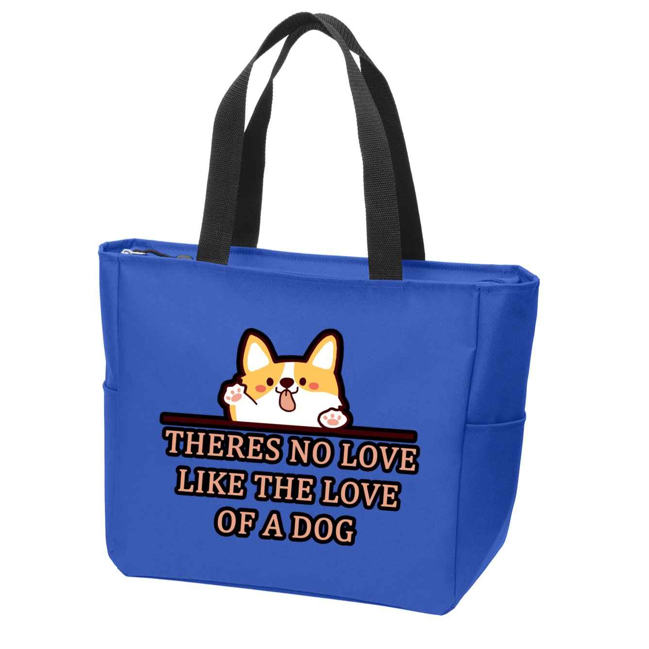 No Loves Like Dogs Zip Tote Bag