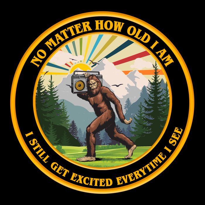 No Matter How Old I Am I Still Get Excited Every Time I See Bigfoot Impact Tech Backpack